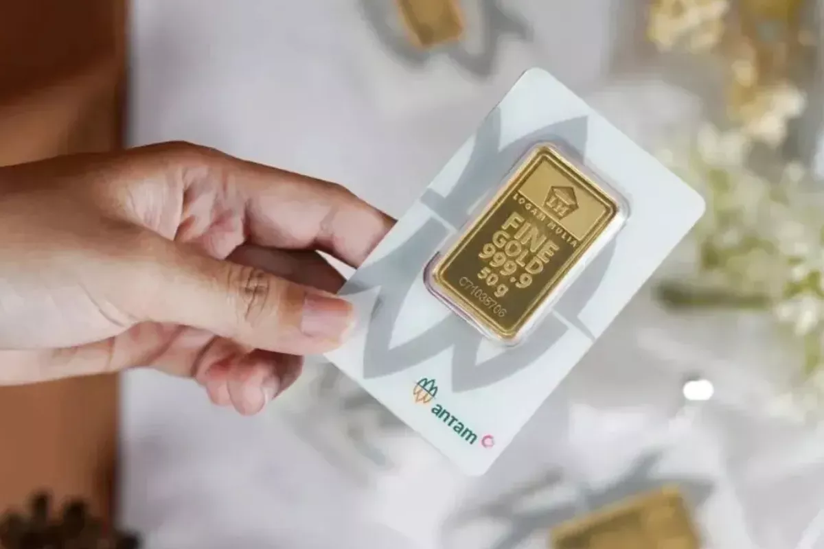 Harga Emas Antam Turun Menjadi Rp2,655 Juta per Gram pada Rabu Ini