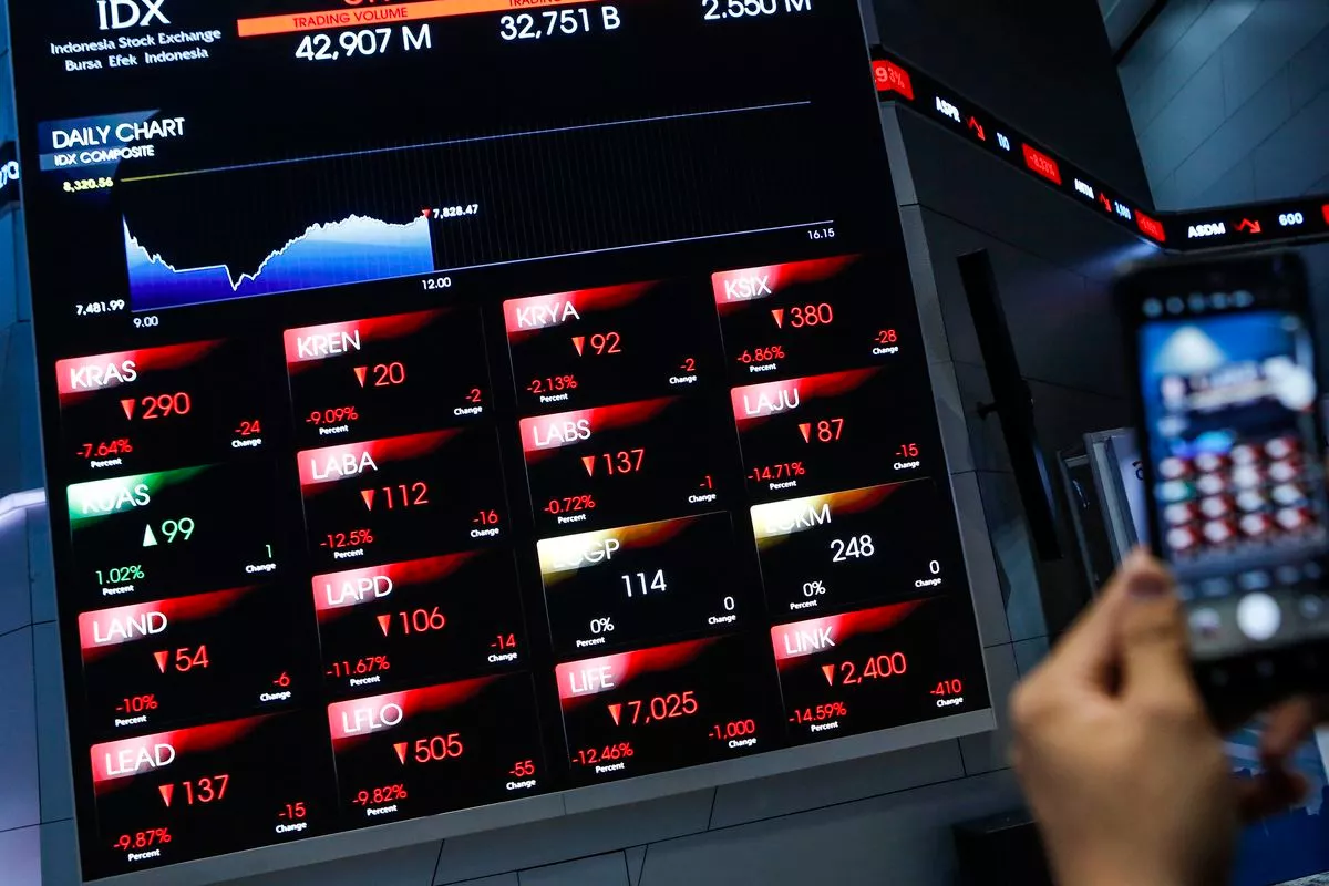 IHSG Sesi I 28 Juli 2026 Turun ke 6.183,16, KLBF Top Losers