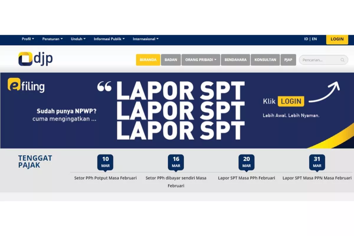 Rekapitulasi SPT April 2026: 11,1 Juta Laporan Masuk Sistem DJP