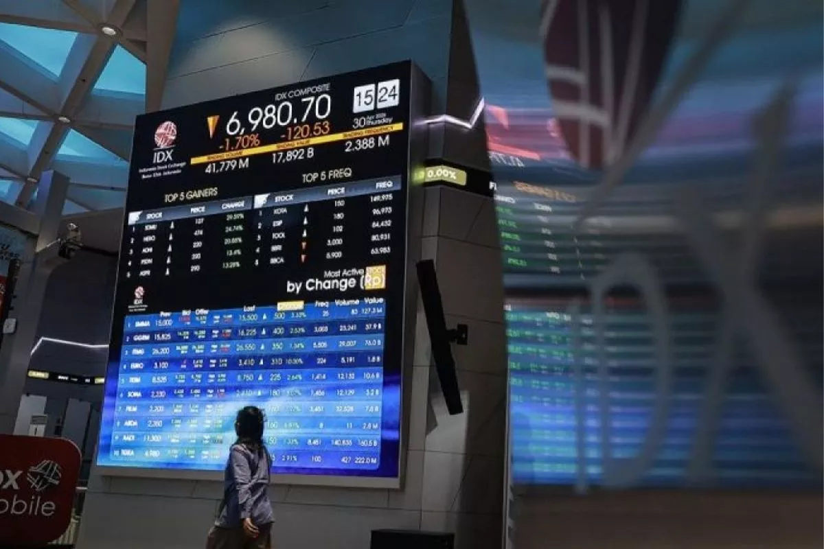 Sesi Pertama: IHSG Turun ke 6.093,59, Mayoritas Sektor Memerah
