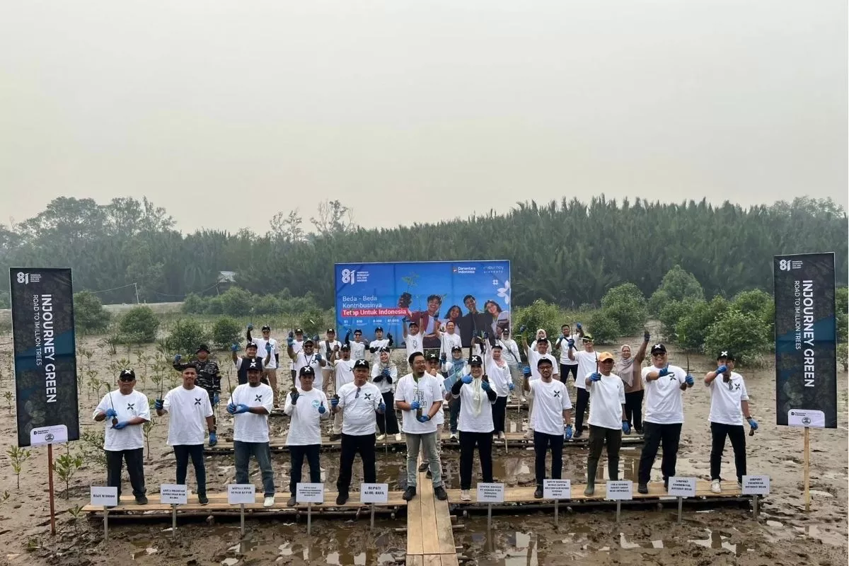 Angkasa Pura Indonesia Tanam 14.000 Mangrove di Kalimantan Barat
