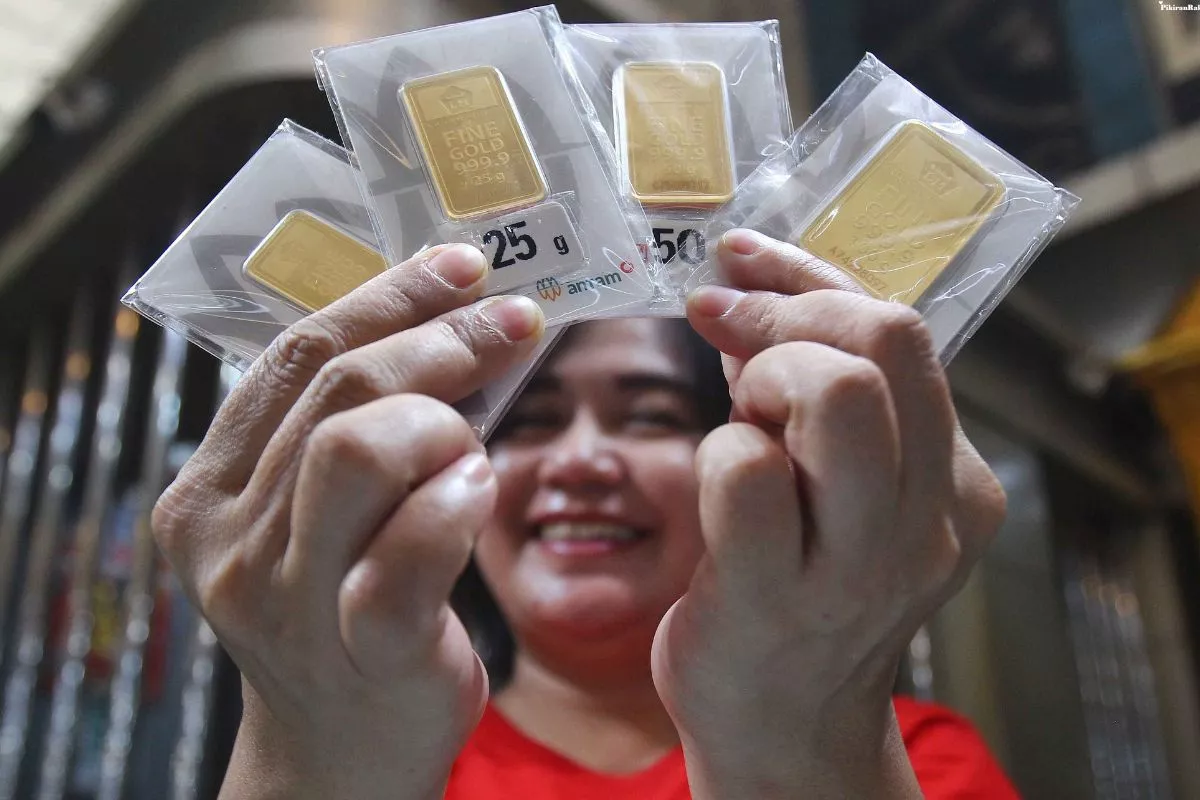Emas Antam Turun Tajam Ke Rp2.645.000 per Gram Pada Rabu Pagi