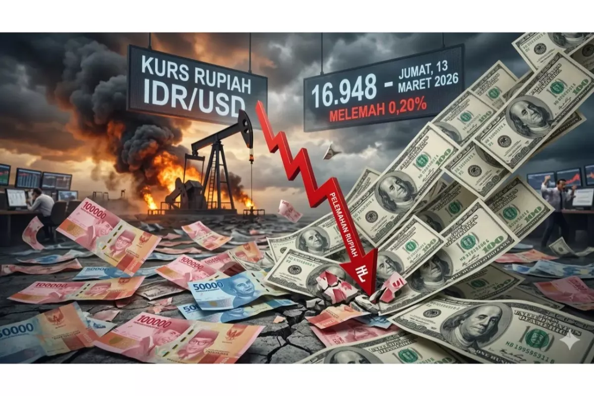  Rupiah Anjlok ke Rp17.124 dan Harga Emas Antam Merosot Tajam Hari Ini 