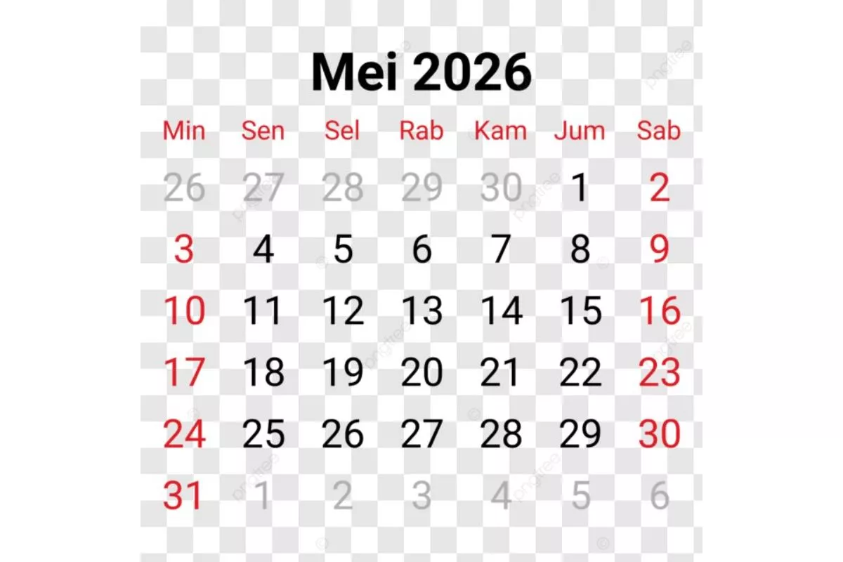 Daftar Long Weekend Mei 2026: Nikmati Libur Panjang hingga 5 Hari