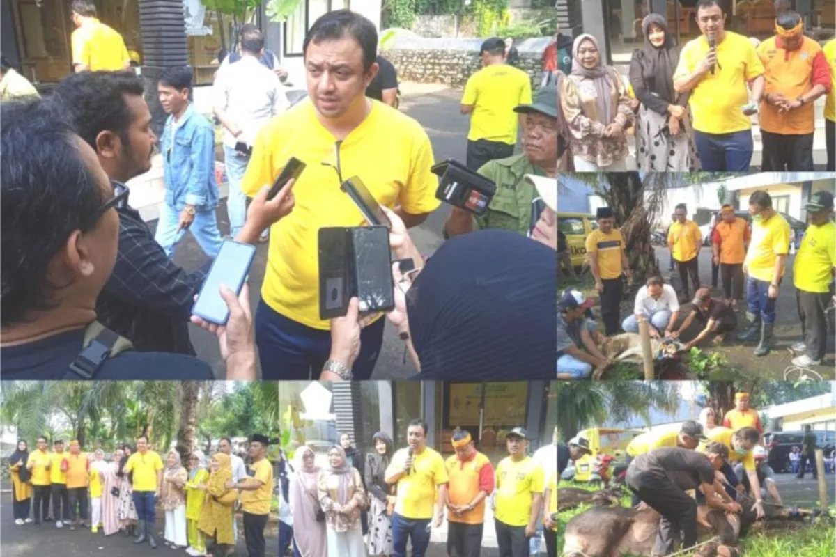 Golkar DKI Distribusikan 117 Hewan Kurban di Lima Wilayah Jakarta