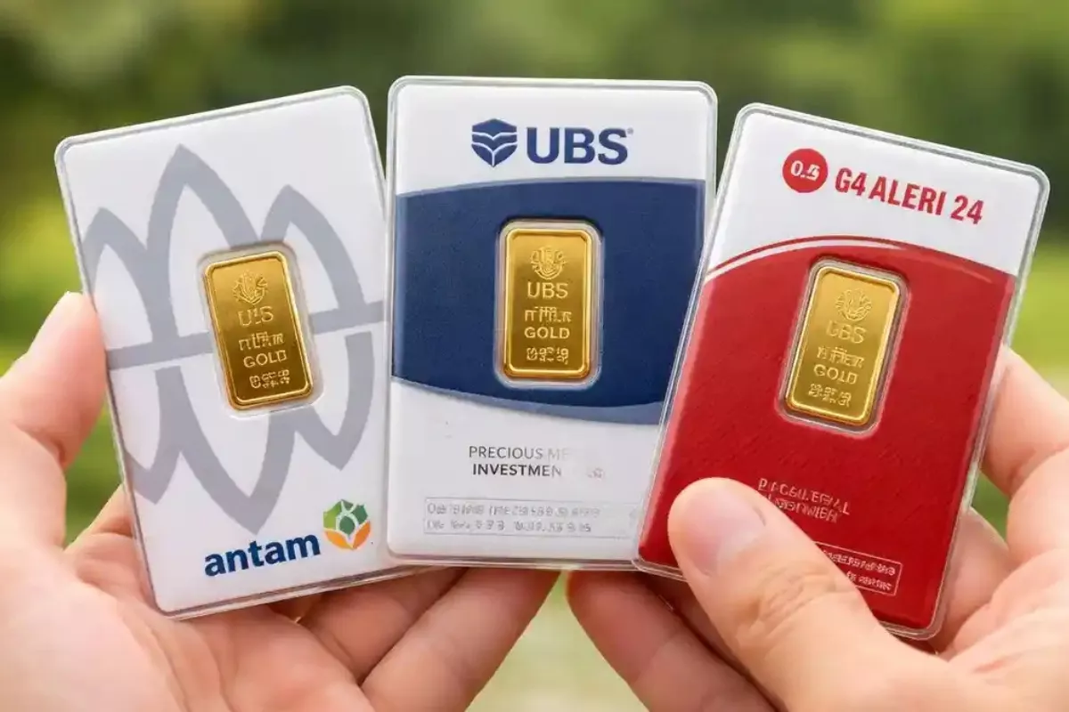 Emas Antam, UBS, dan Galeri 24 di Pegadaian Kompak Turun Hari Ini