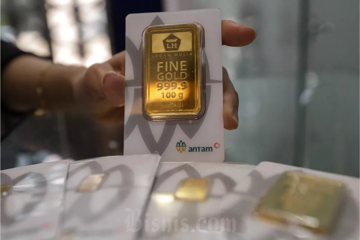 Harga Buyback Emas Antam Anjlok Rp581.000 dari Rekor Tertinggi