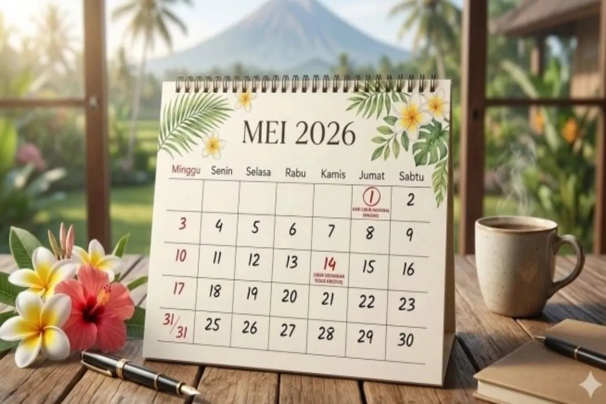Kalender Jawa Mei 2026 Lengkap dengan Weton dan Neptu