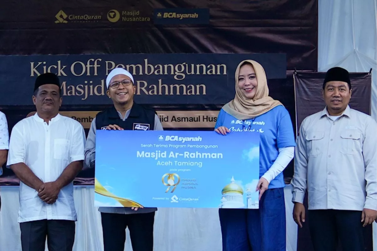 Bank BCA Syariah Memulai Pembangunan Masjid Ar-Rahman Di Aceh Tamiang!