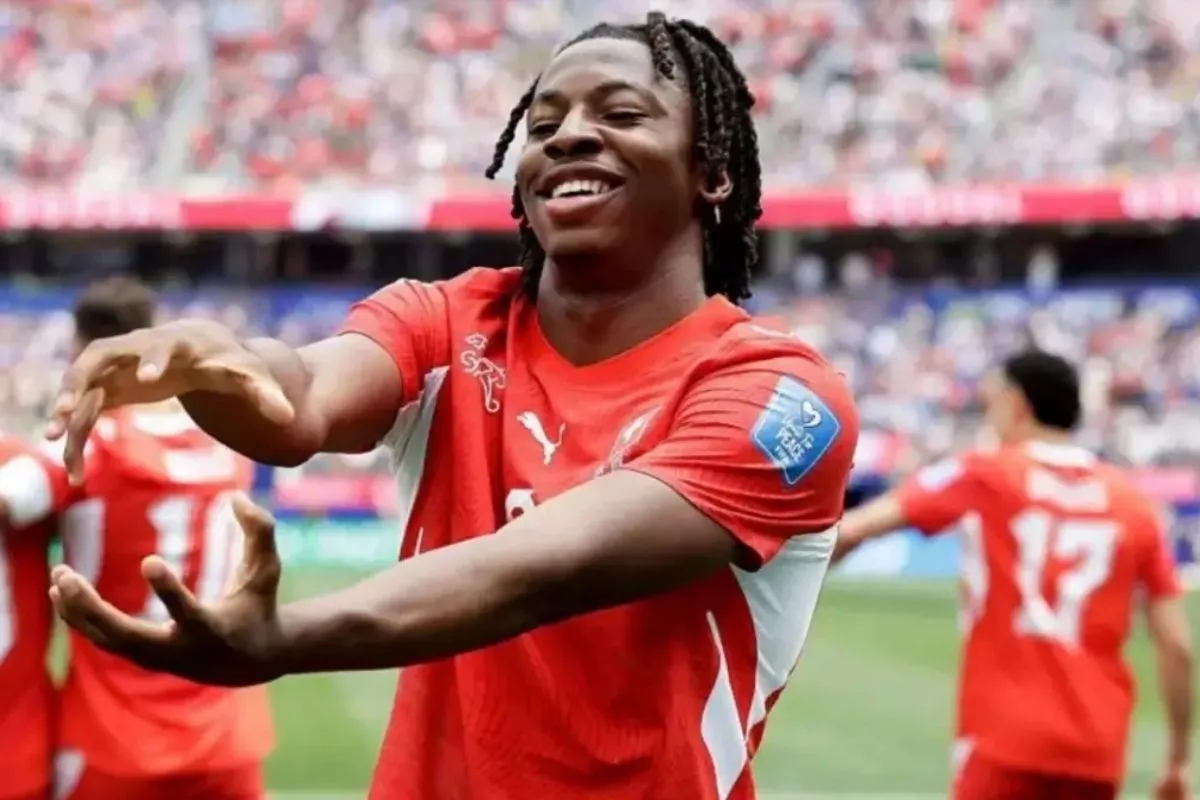 Johan Manzambi Sukses Cetak Dua Gol Bersejarah bagi Swiss di Piala Dunia