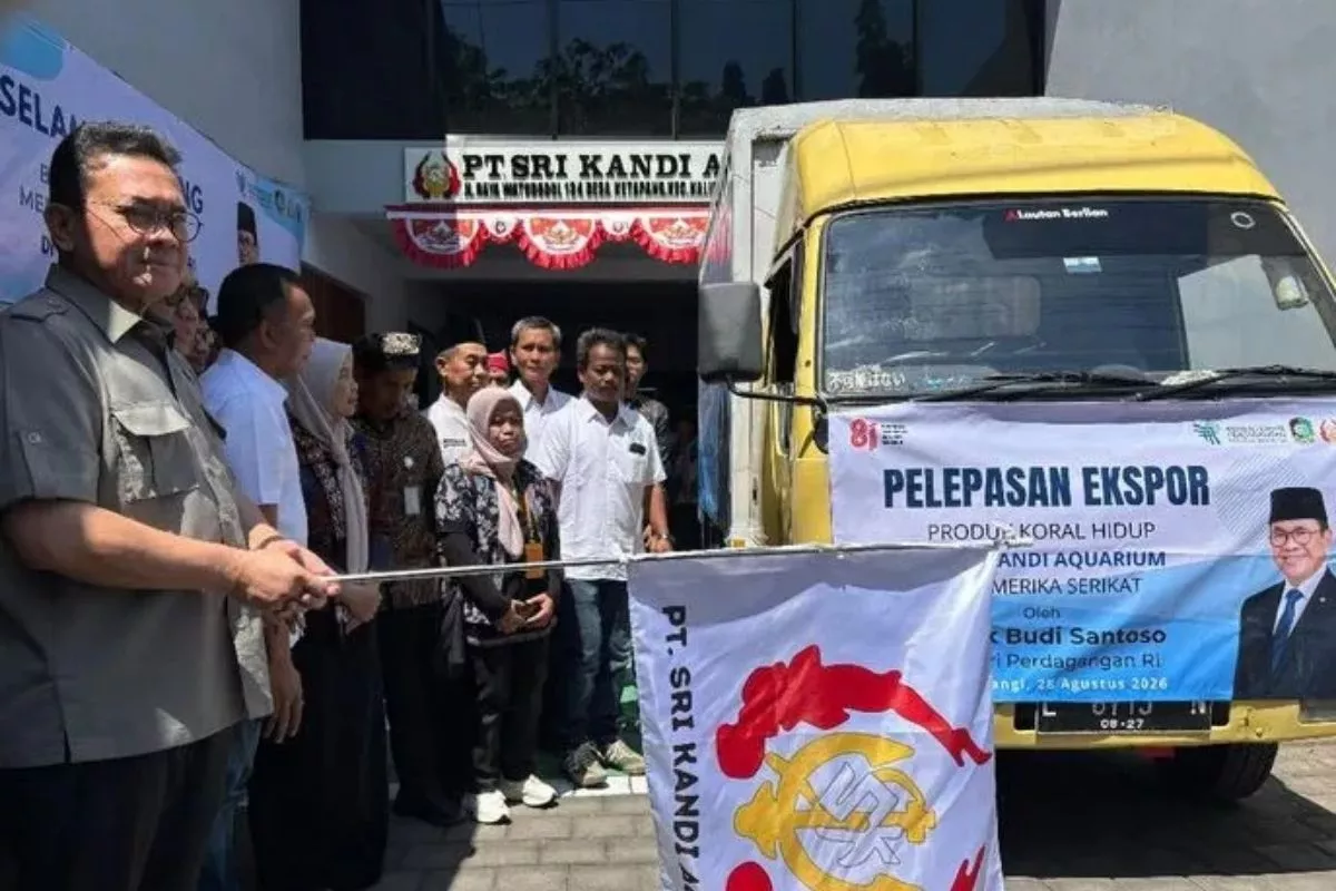 Menteri Perdagangan Lepas Ekspor Koral Hidup Banyuwangi ke AS