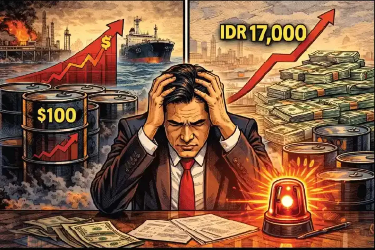 Rupiah Melemah ke Rp17.521 per Dolar AS Akibat Lonjakan Harga Minyak