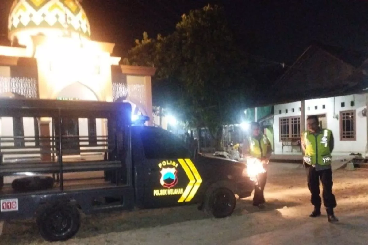 Cegah Balap Liar dan C3, Polsek Welahan Gencarkan Patroli Malam