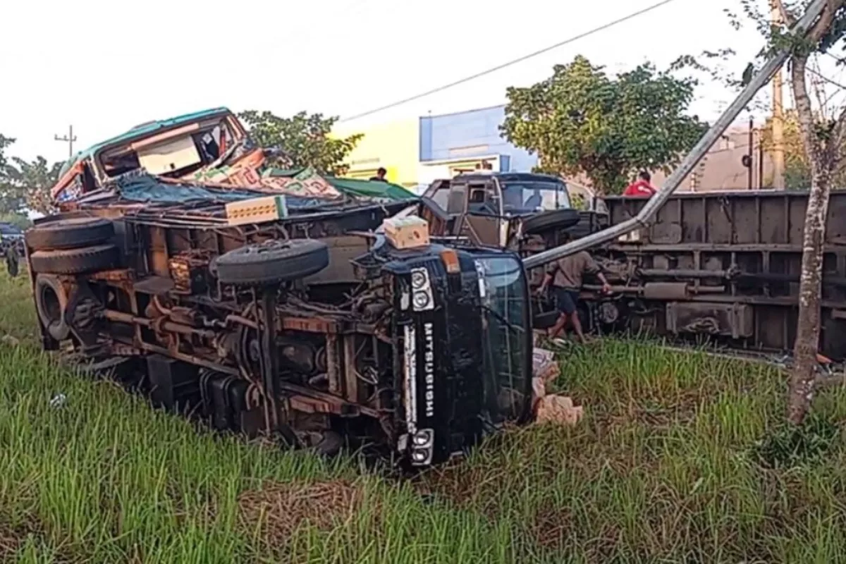 Tabrakan Beruntun 5 Kendaraan di Akses Suramadu, Lalu Lintas Padat