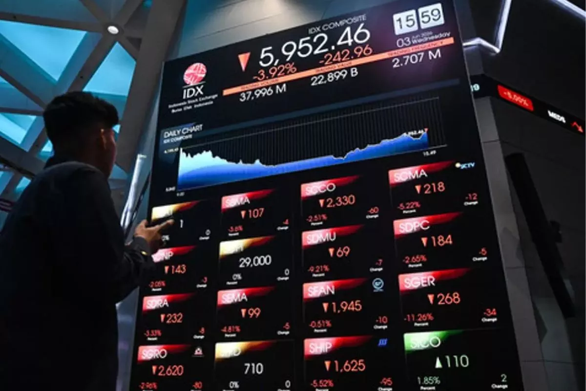 Saham HRTA, ANTM, dan AMMN Pimpin Top Gainers LQ45 Pagi Ini