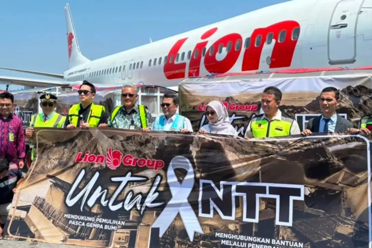 Bantu Korban Gempa NTT, Lion Group Salurkan 1 Ton Logistik Gratis