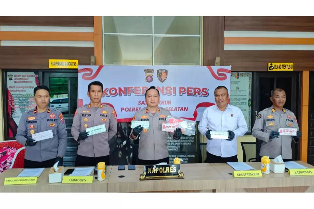 Modus Stiker Salam dan Shalom, Pelaku Curanmor di Barsel Ditangkap