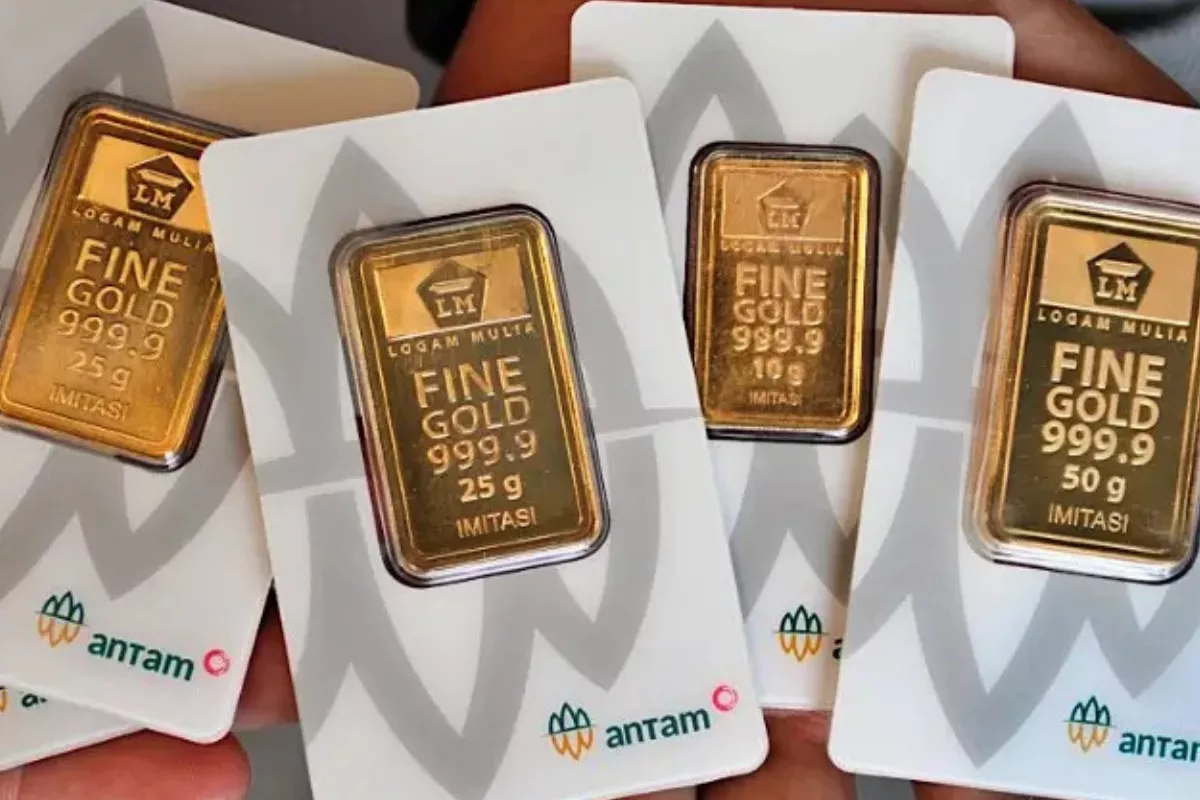 Harga Emas Antam di Jakarta Turun Rp15.000 Menjadi Rp2.630.000 Rupiah
