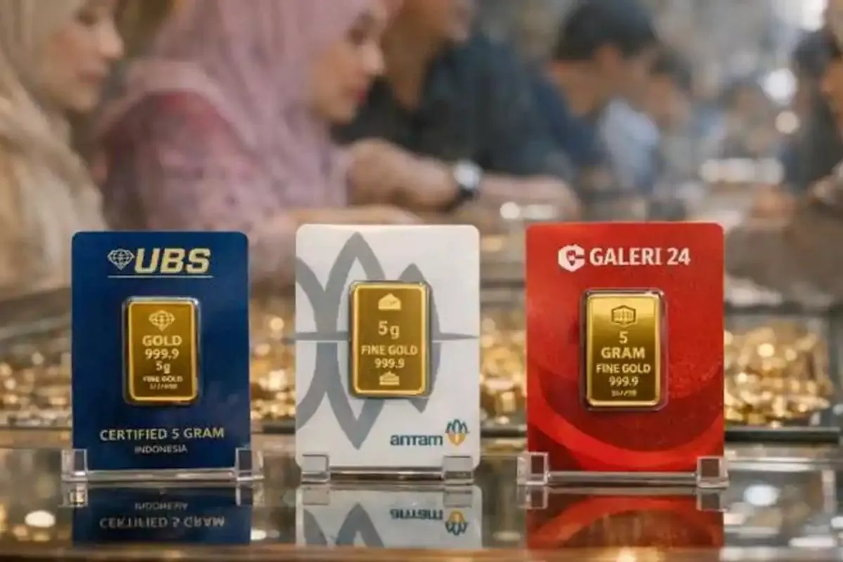 Update Harga Emas Galeri24 Antam dan UBS di Pegadaian