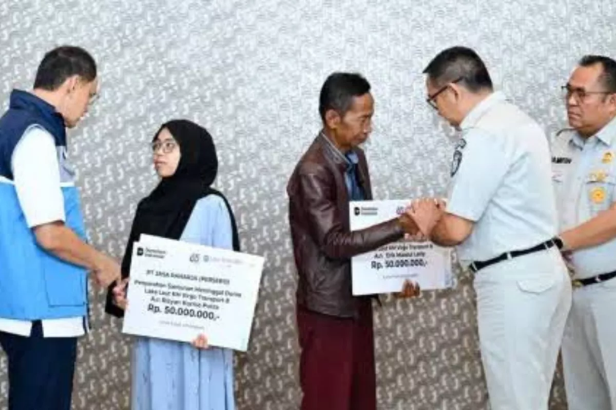 Jasa Raharja Salurkan Santunan 2 Ahli Waris Korban KM Virgo di Jabar