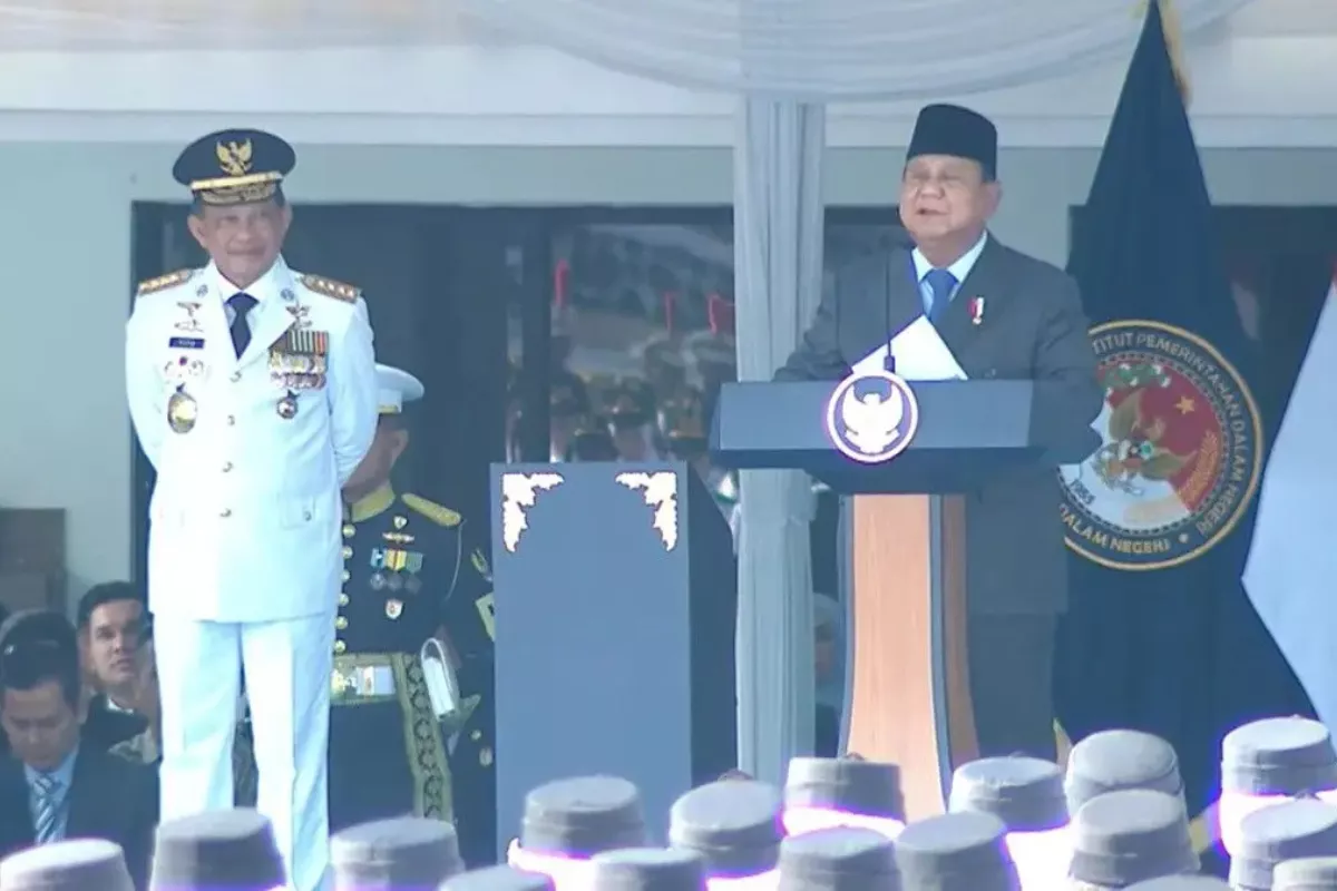 Prabowo: Seleksi IPDN Buktikan Sistem Meritokrasi Berjalan