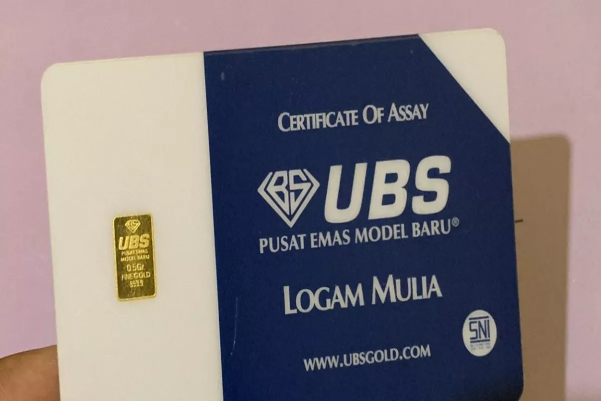Update Harga Emas UBS, Antam, dan Galeri24 di Pegadaian 10 Mei 2026
