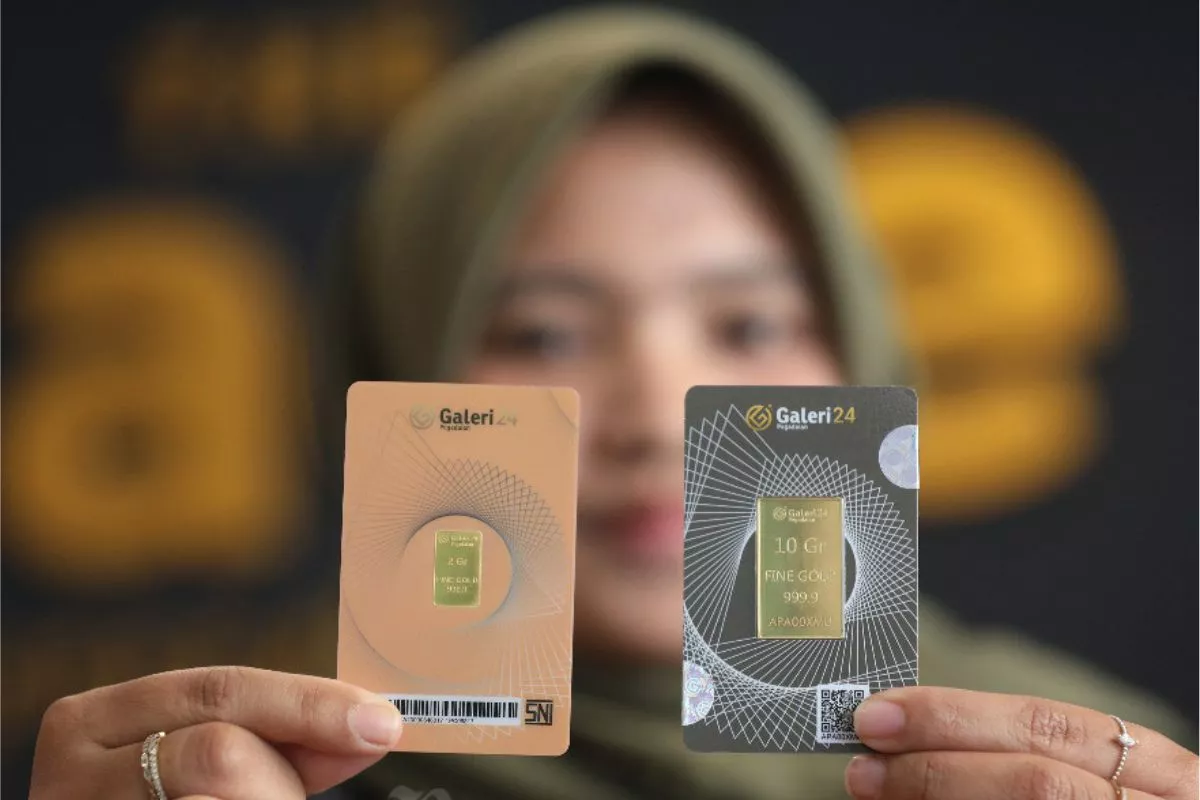 Harga Emas UBS, Antam, dan Galeri24 di Pegadaian Kompak Turun