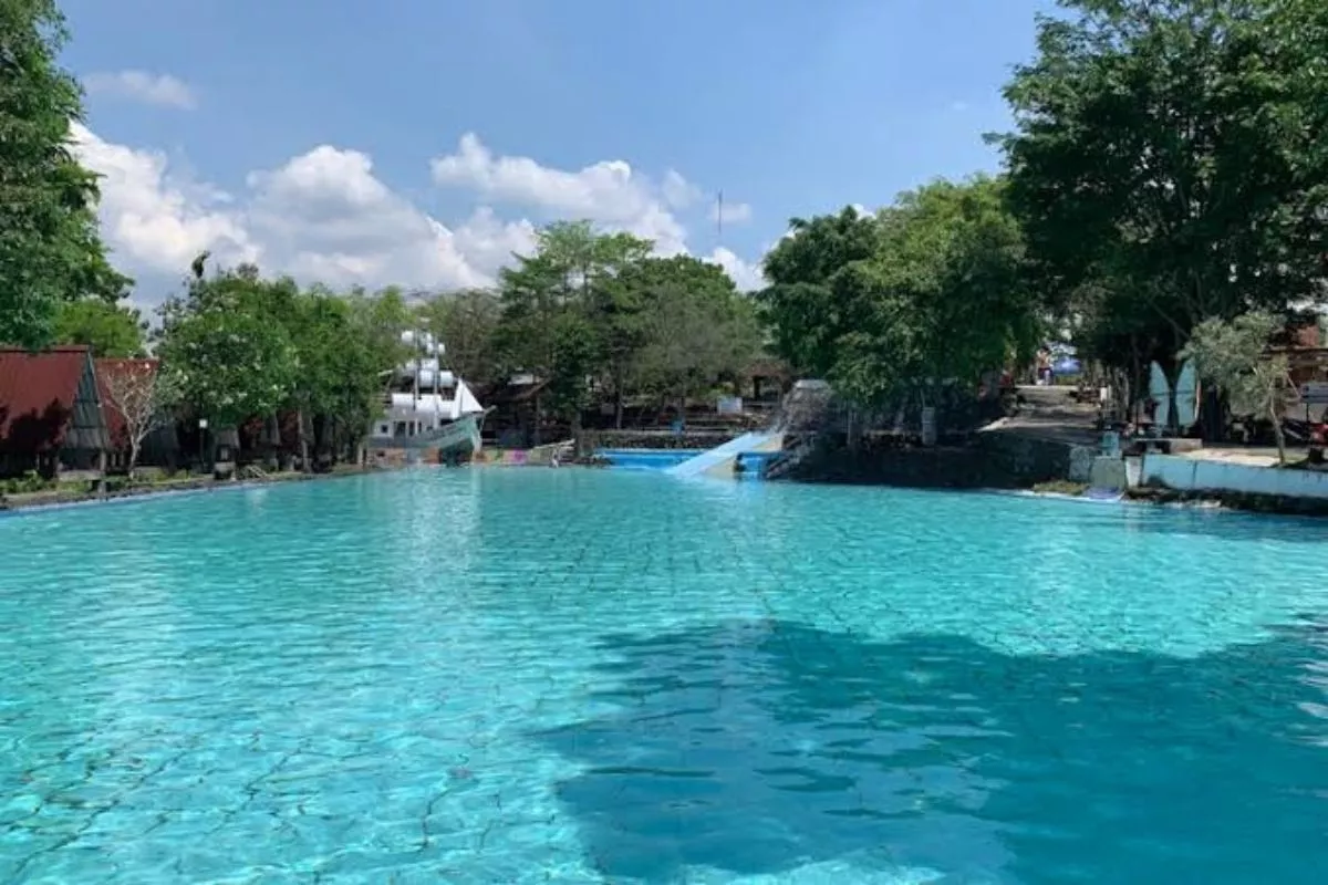 Wisata Siblarak Klaten, Kolam Air Tengah Sawah Pas untuk Keluarga