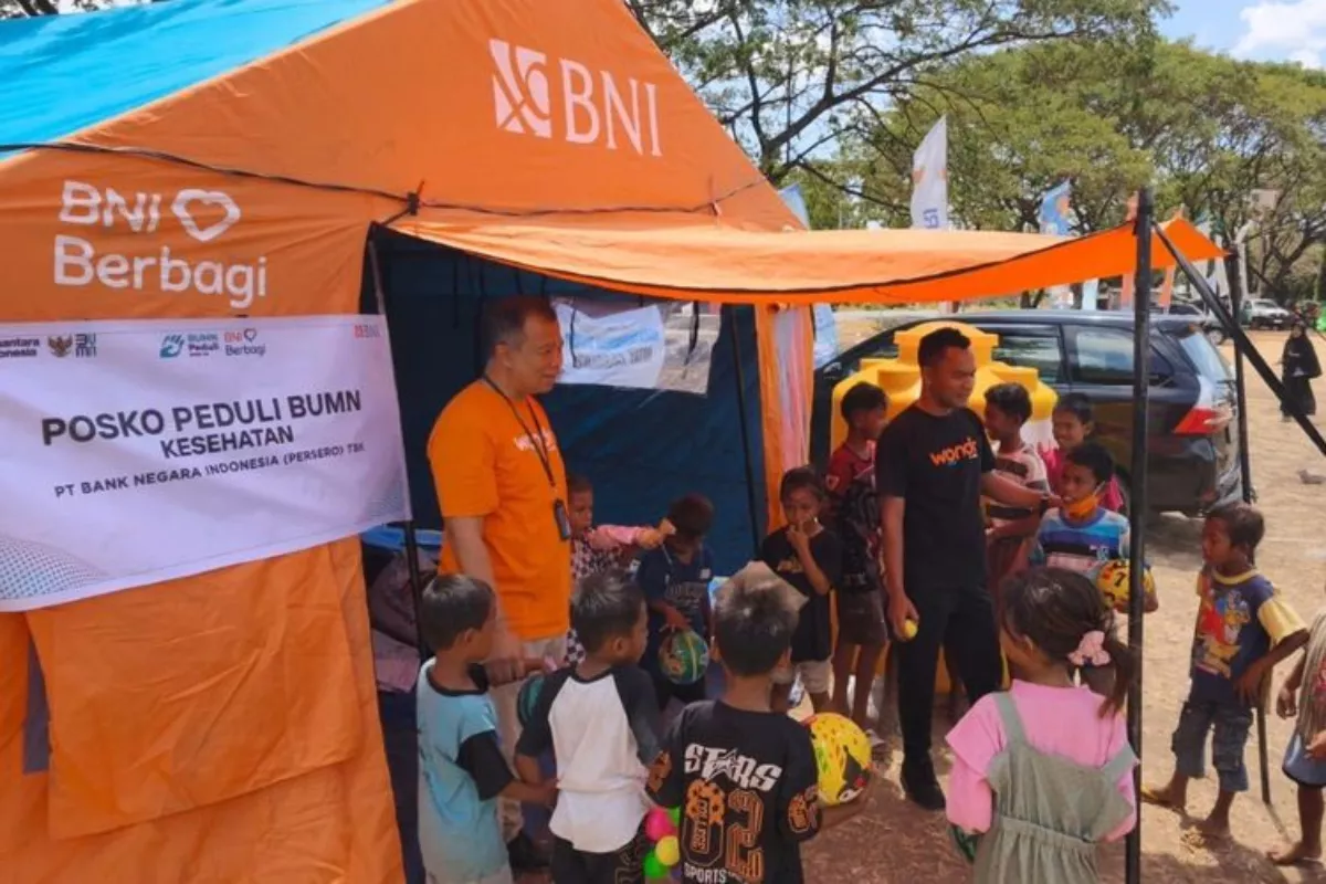 Dukungan BNI Hadirkan Posko Kesehatan Dan Trauma Healing Warga NTT 2026