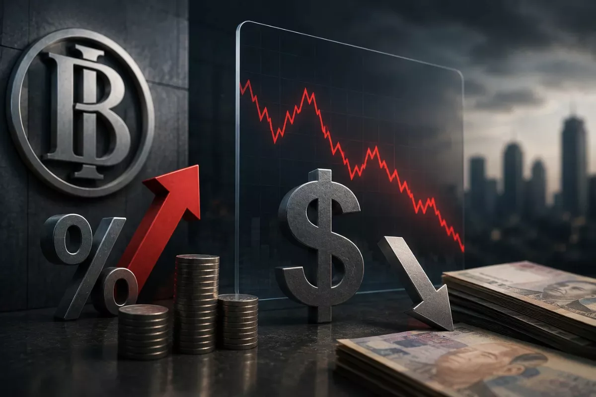 Rupiah Melemah Meski BI Kerek Suku Bunga ke 5,75%