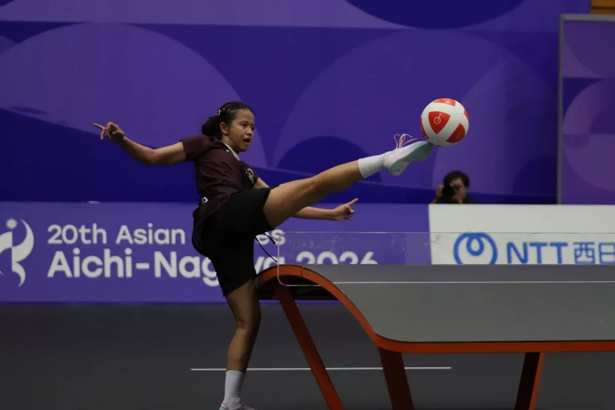 Sumaya Lolos Semifinal Teqball Asian Games 2026, Incar Emas