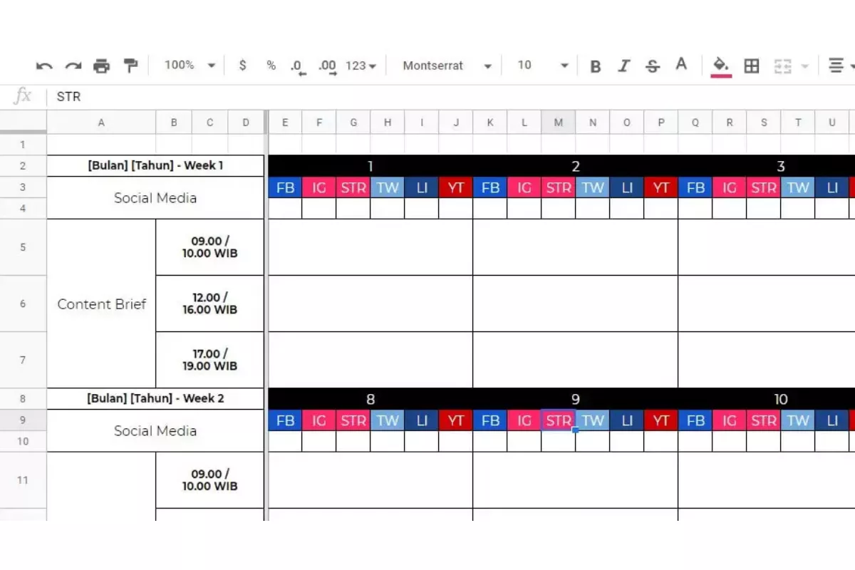 Tips Cara Membuat Content Planner Mingguan yang Efektif bagi Pemula