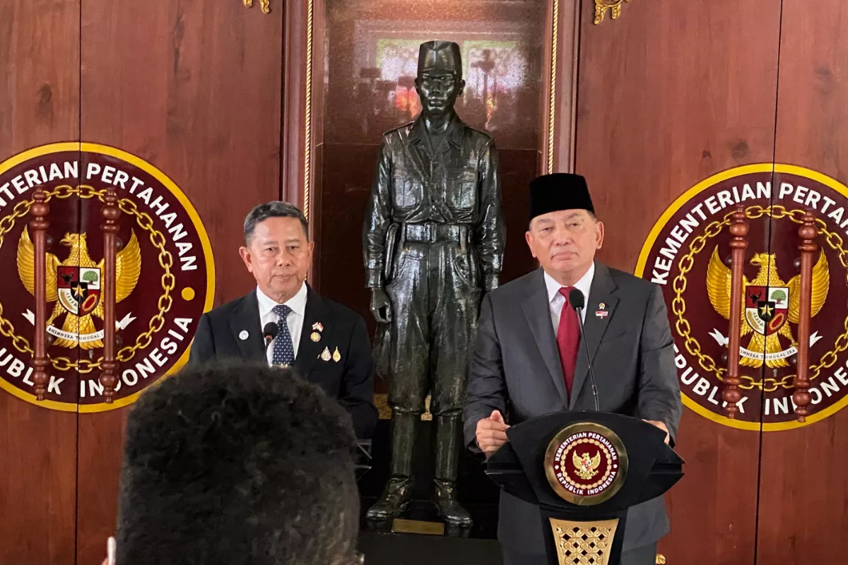Menhan Sjafrie Bahas Stabilitas Selat Malaka Saat Bertemu Menhan Thailand