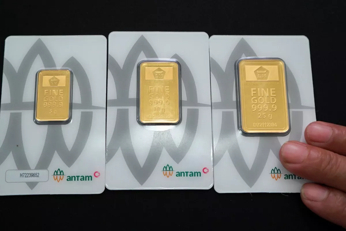Harga Emas Antam Pegadaian Turun Jadi Rp2.775.000 per Gram Hari Ini