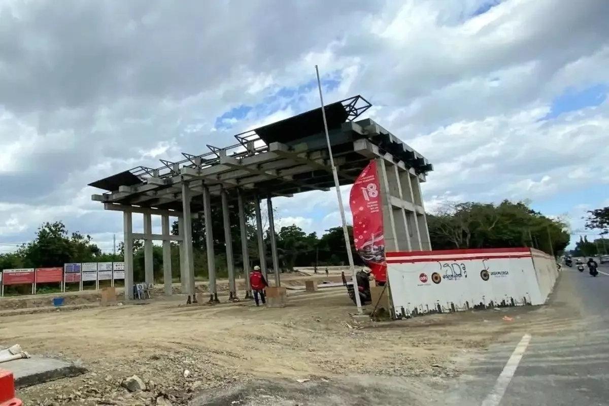 Struktur GT Trihanggo Rampung, Hubungkan Tol Jogja-Solo & Bawen
