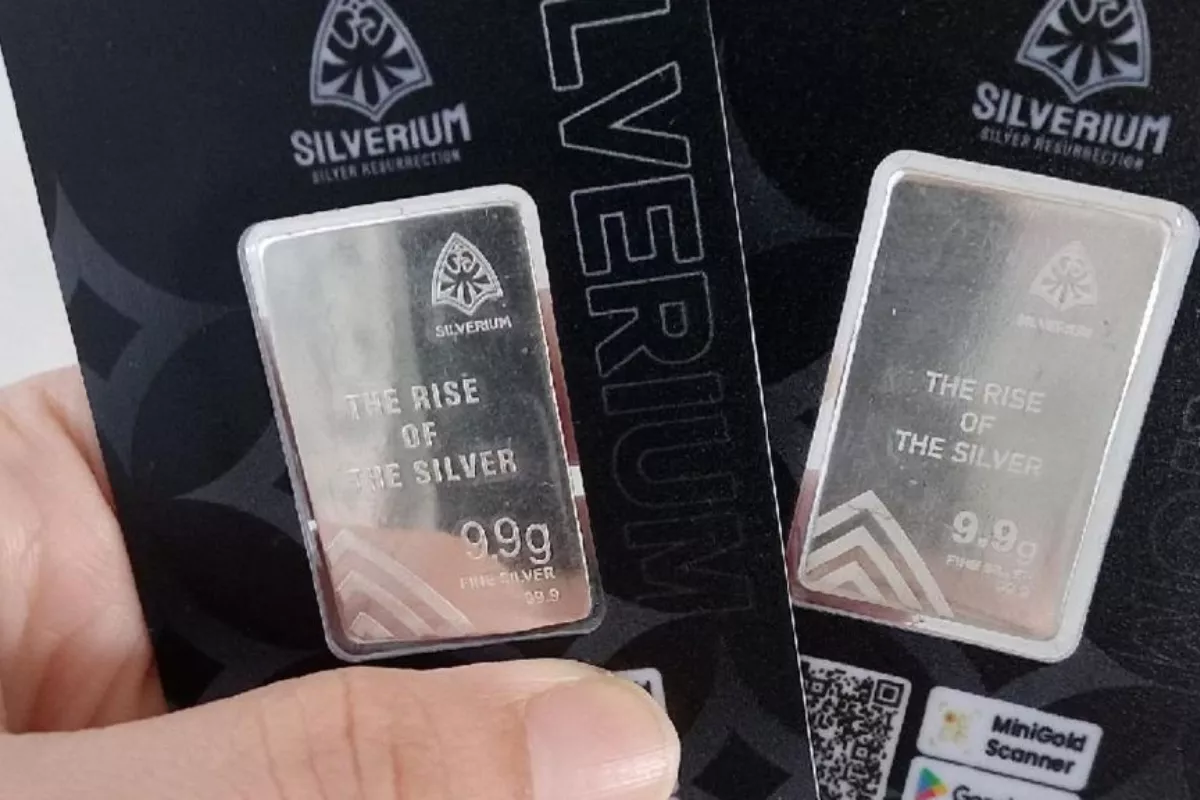 Perak Antam Rp48.600 per Gram, Jatuh Tajam Rp1.150 Hari Ini