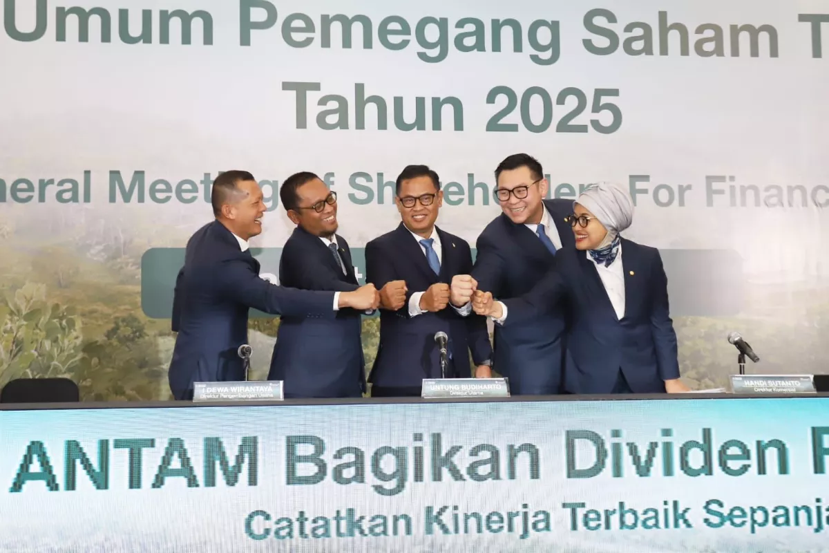 Harga Saham Turun Dalam, ANTM Bagikan Dividen Jumbo Rp5 Triliun