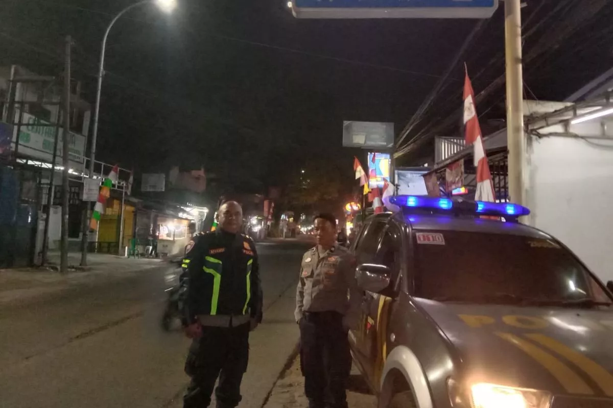Polsek Baleendah Gelar KRYD Patroli Malam demi Keamanan Wilayah