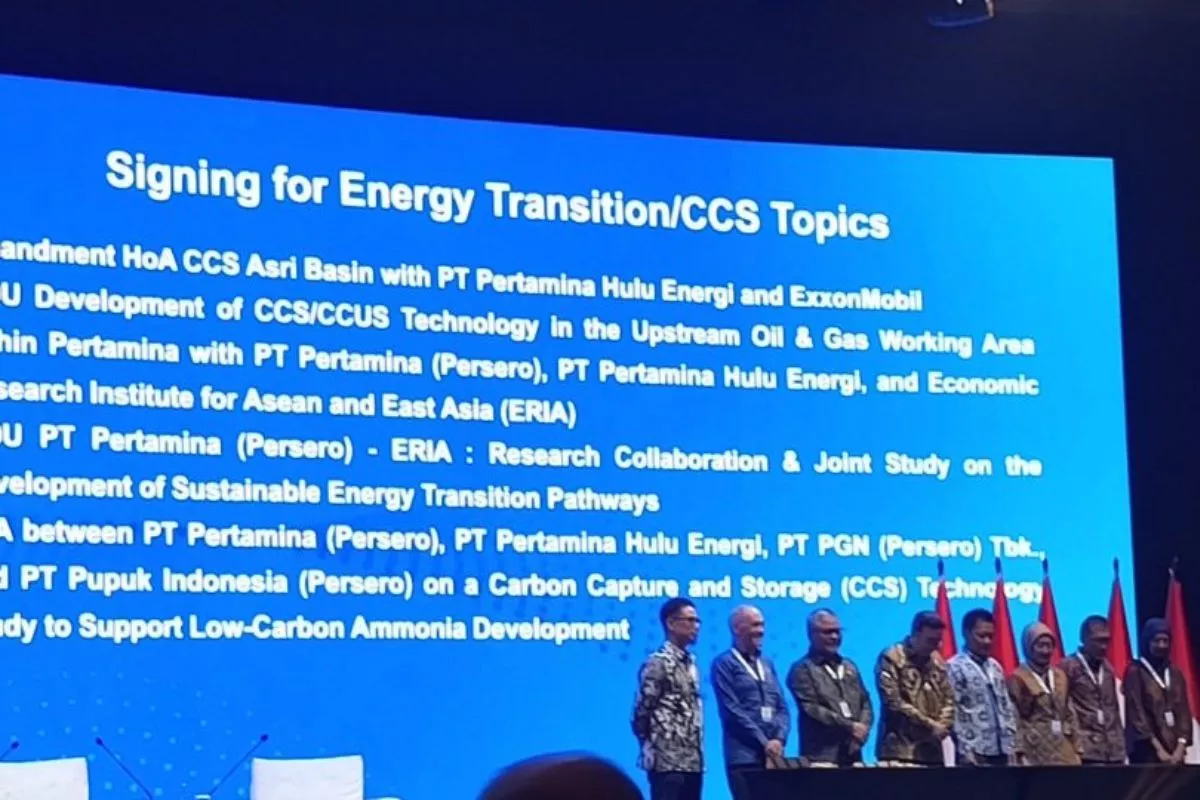 Dorong Dekarbonisasi, Pertamina Hulu Energi Gandeng ERIA Kembangkan CCS