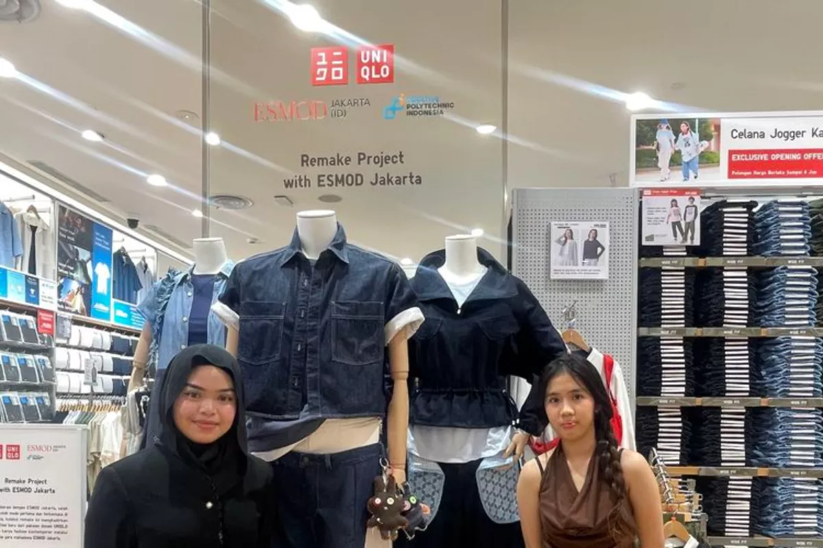 Kolaborasi Uniqlo-ESMOD Jakarta Sulap Pakaian Bekas di Toko Baru