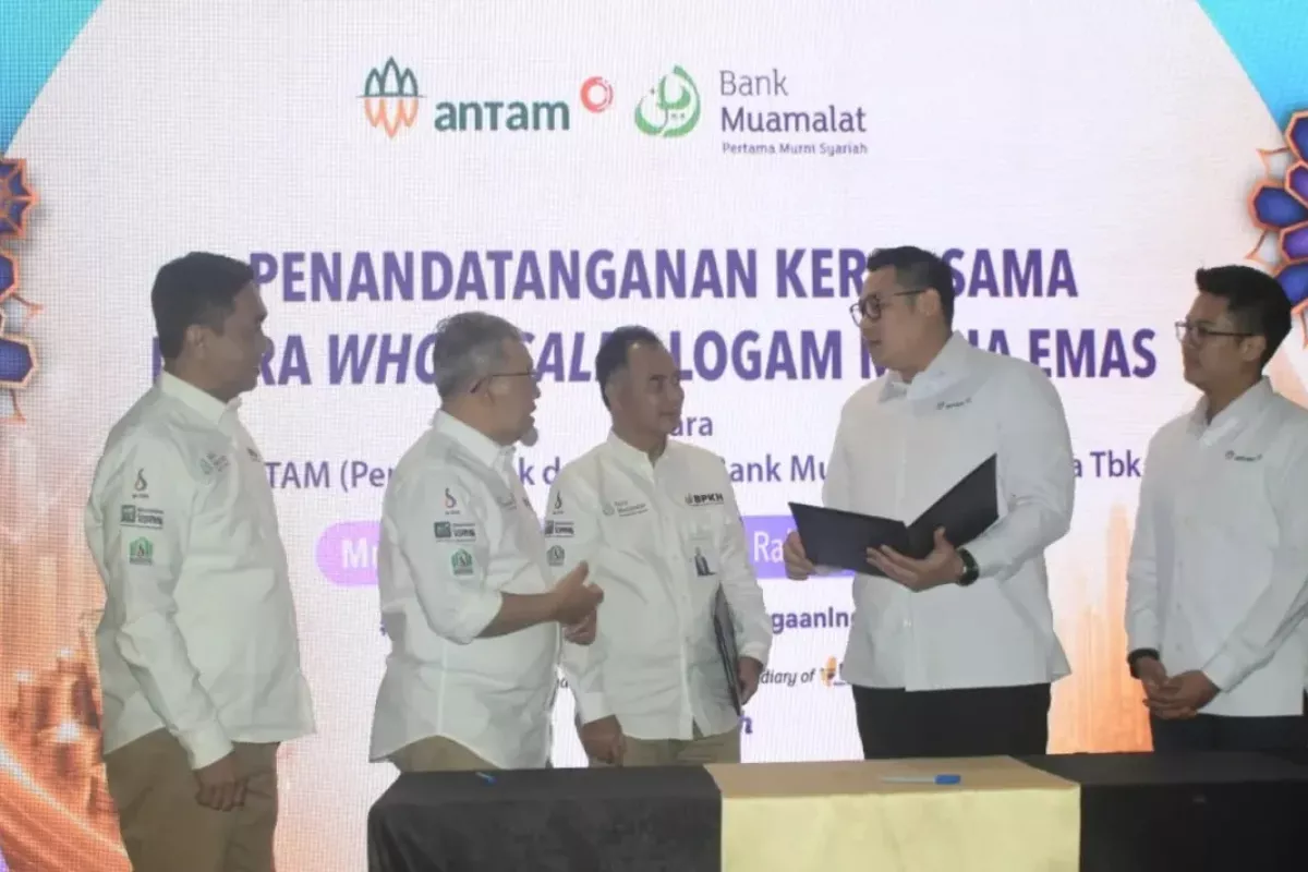 Sinergi Bank Muamalat dan ANTM Perkuat Ekosistem Emas Syariah