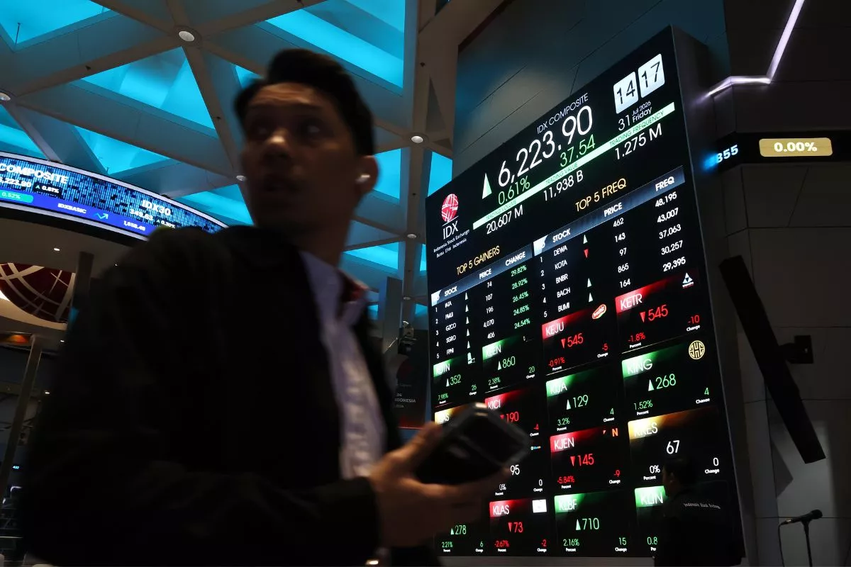 IHSG 6 Agustus 2026 Turun ke 6.343, MBMA Jadi Top Losers