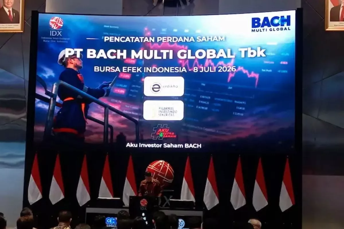 Harga Saham BACH Melonjak 24,43 Persen pada Perdagangan Perdana