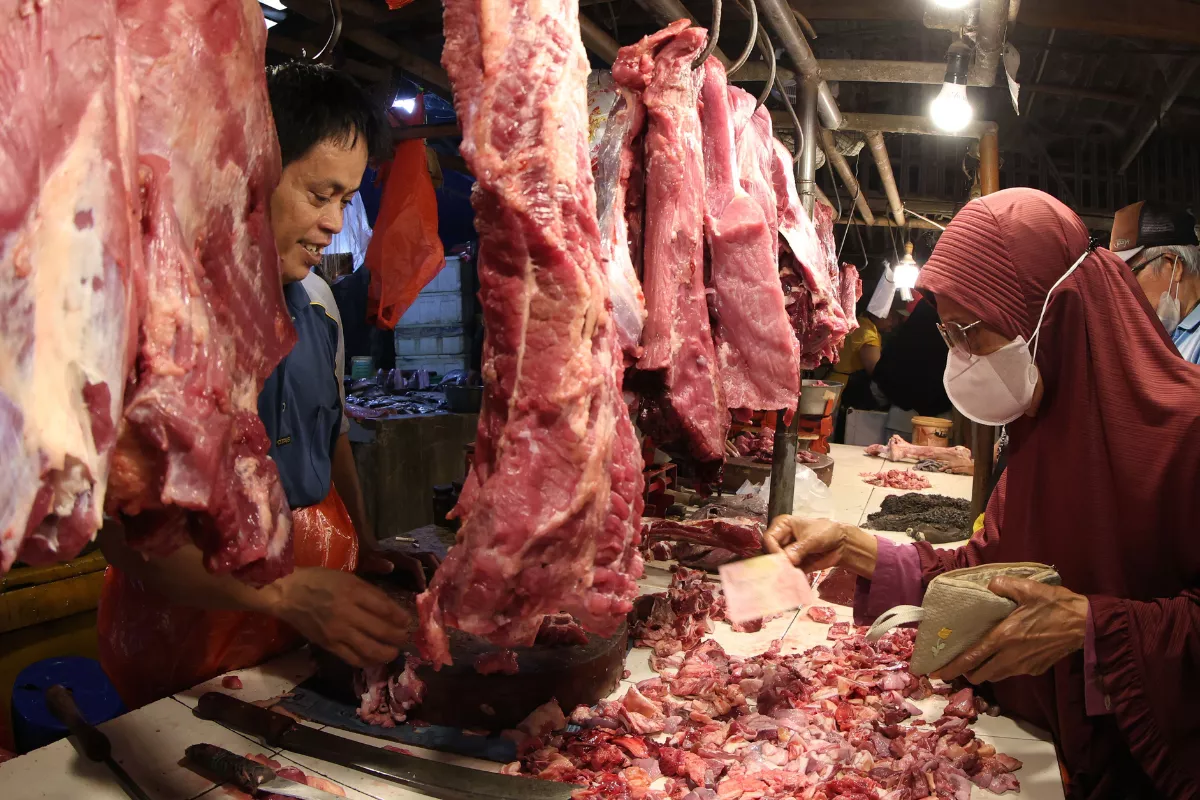 Harga Daging Sapi di Pasar Anyar Bogor Tembus Rp145 Ribu Per Kg
