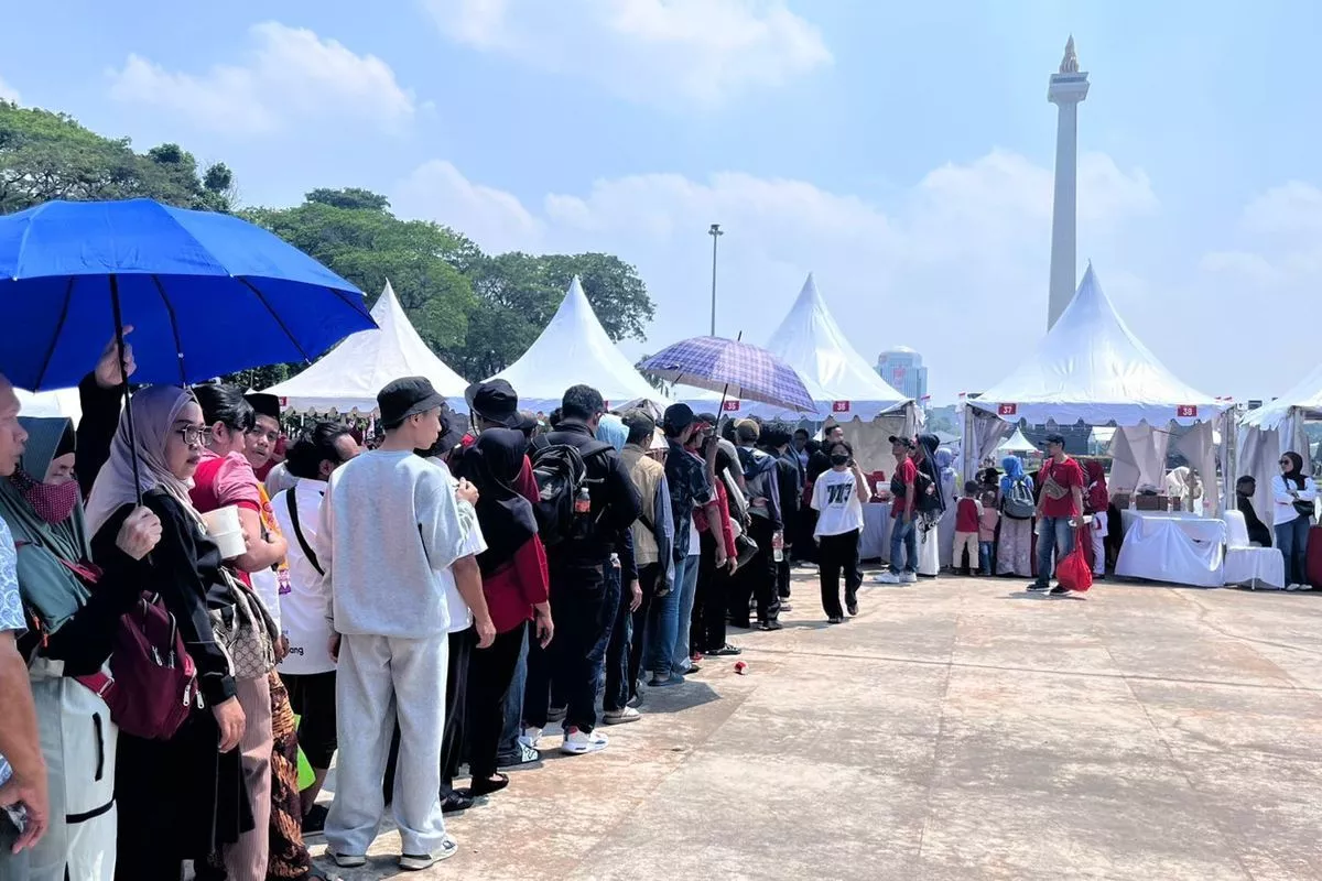 Pemerintah Gelar Pesta Rakyat HUT ke-81 RI di Monas