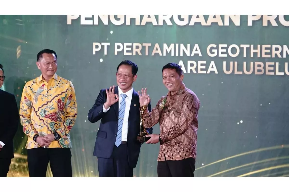 PGE Raih Proper Emas Lewat Kontribusi Energi Panas Bumi 2026