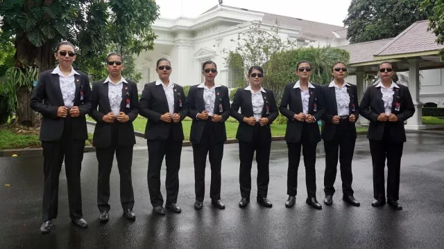 Semangat Kartini Wanita Paspampres di Upacara Kawal Istana