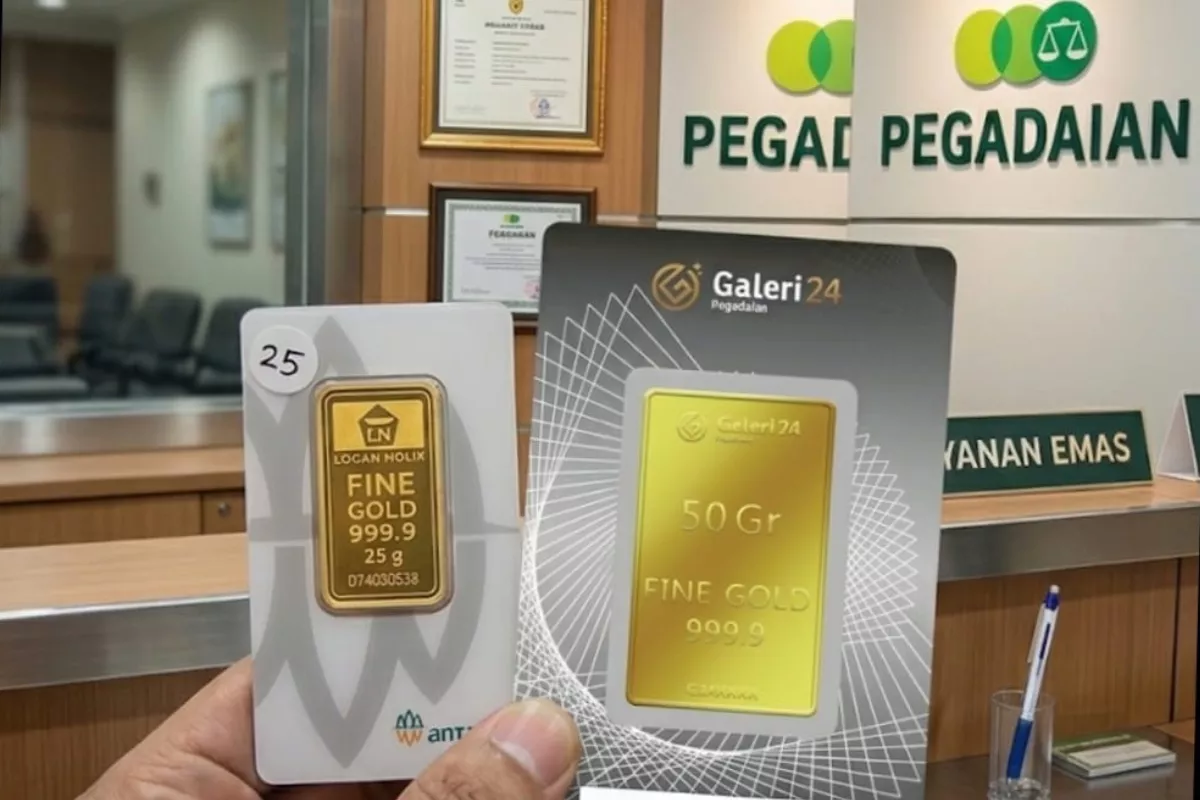 Daftar Harga Emas Pegadaian 10 Juni 2026: Antam Turun, UBS-Galeri24 Stabil