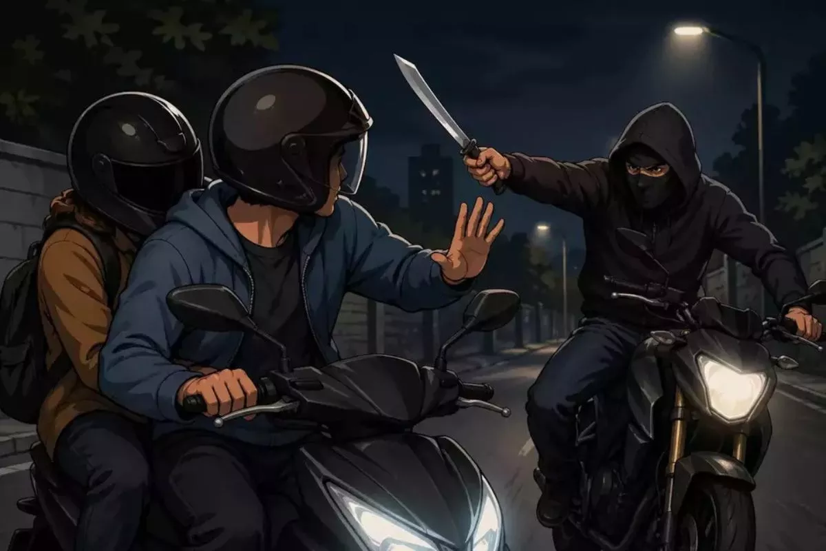 Pria di Deli Serdang Dibegal, Paha Ditusuk, Motor dan HP Raib