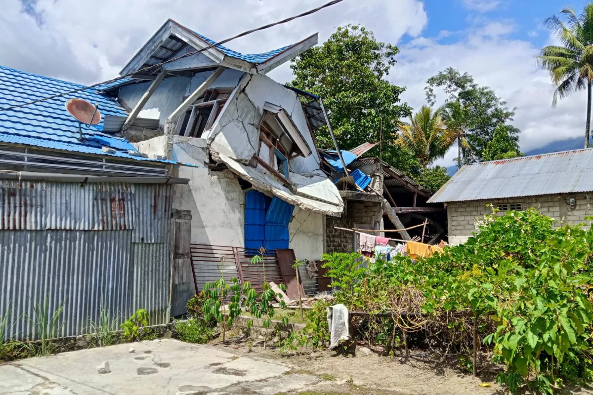 787 Rumah di Sigi Terdampak Akibat Gempa M 6,7 Palu